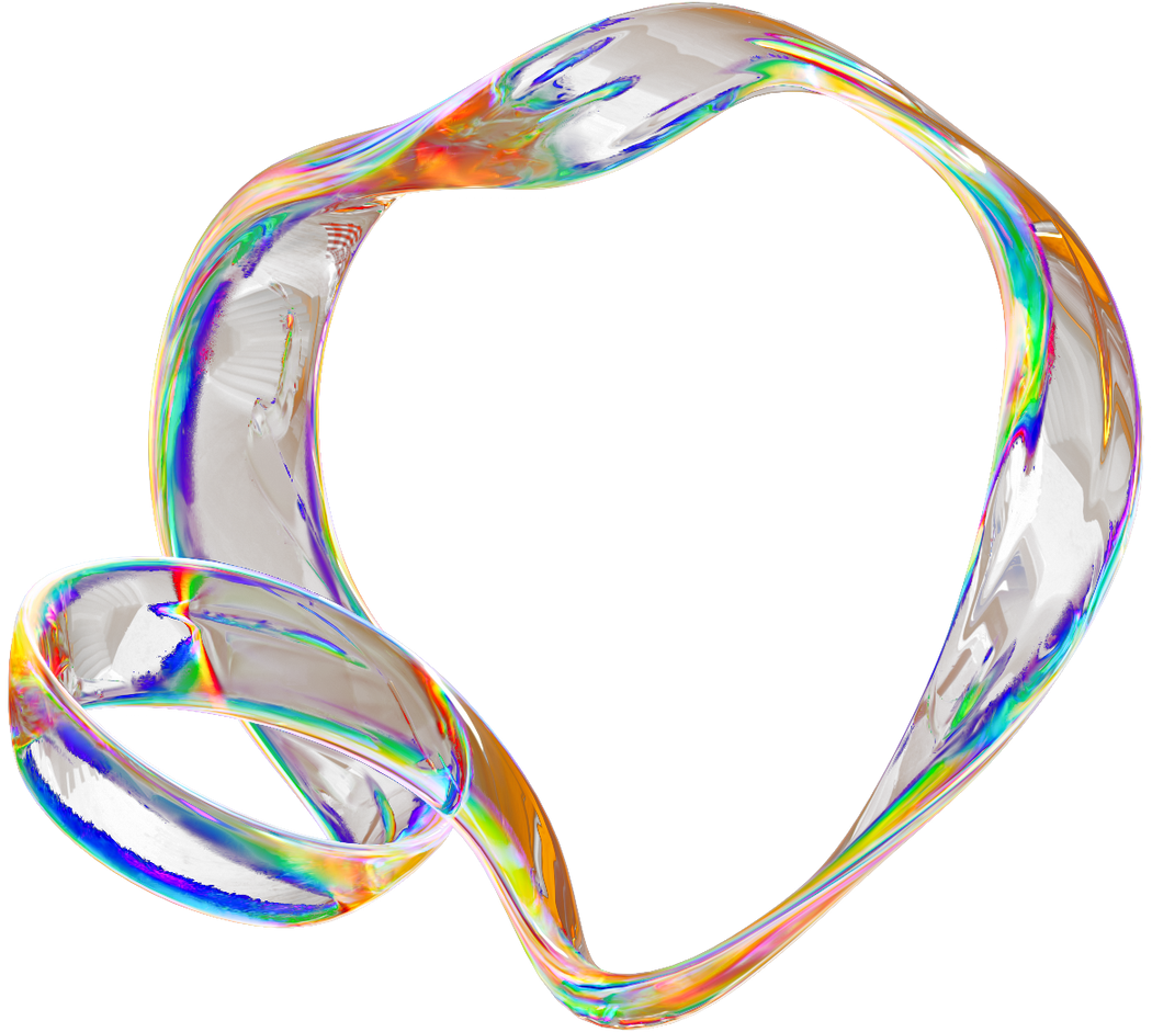 Transparent Liquid Blob Frame